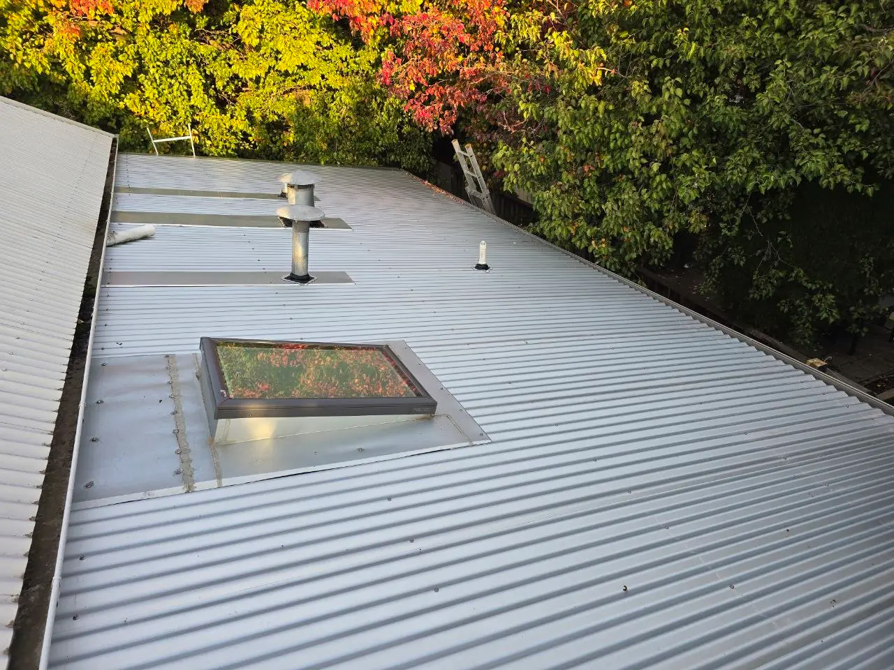 Colorbond metal roof after restoration and resealing, Melbourne — project 2