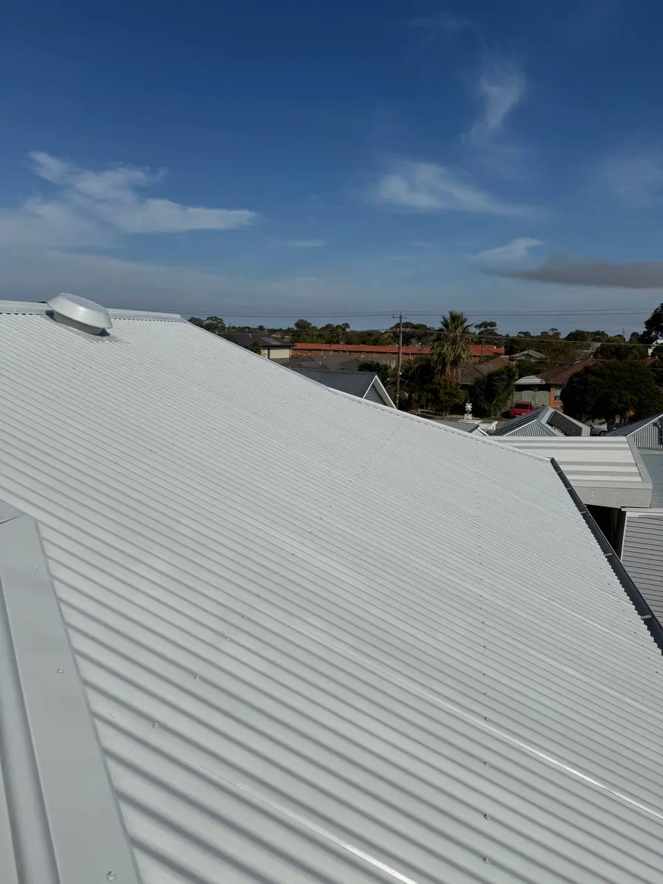 Colorbond metal roof after restoration and resealing, Melbourne — project 4