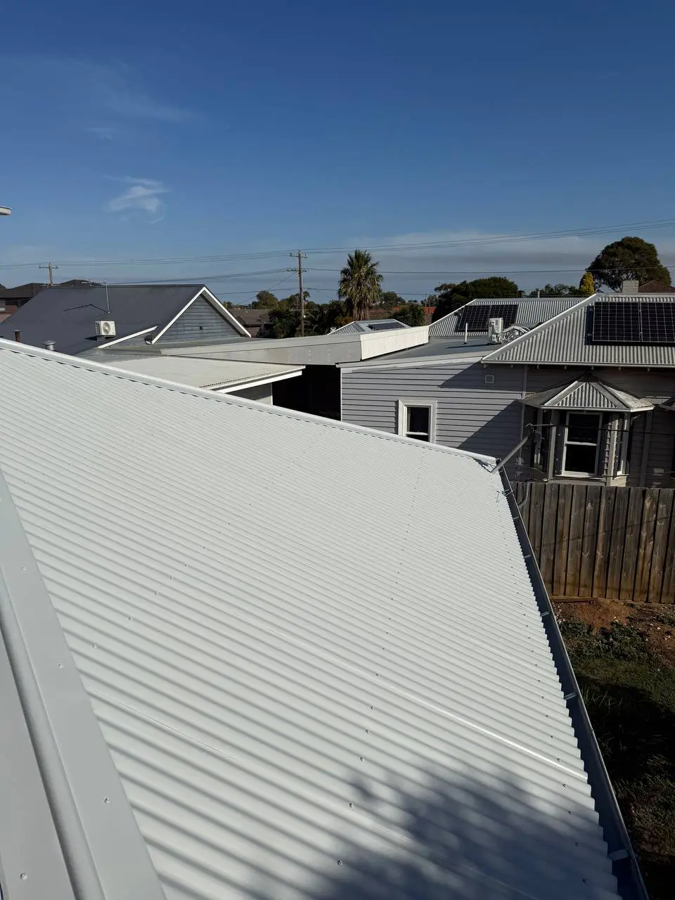 Colorbond metal roof after restoration and resealing, Melbourne — project 6
